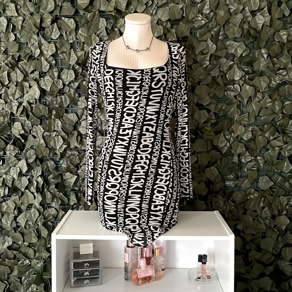Abc Dress black&white